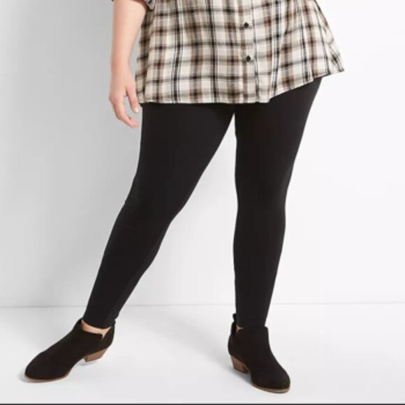 Size 16 Lane Bryant Black Pull-On High-Rise Legging With Innersculpt Technology - Picture 1 of 16